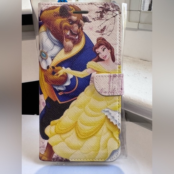 🌹 Brand New Beauty and the Beast iPhone XR Wallet Case - Never Used 🌹 - Picture 2 of 16